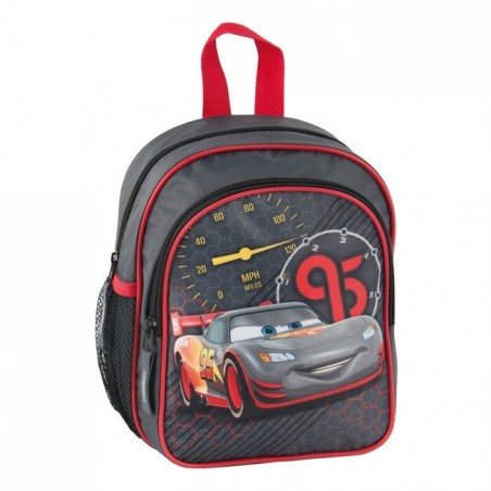 Plecak przedszkolny Cars McQueen - szaro-czarny