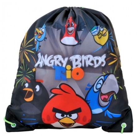 Worek Na Buty Angry Birds Rio Zielony