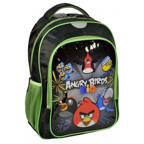Plecak Angry Birds Fly Zielony
