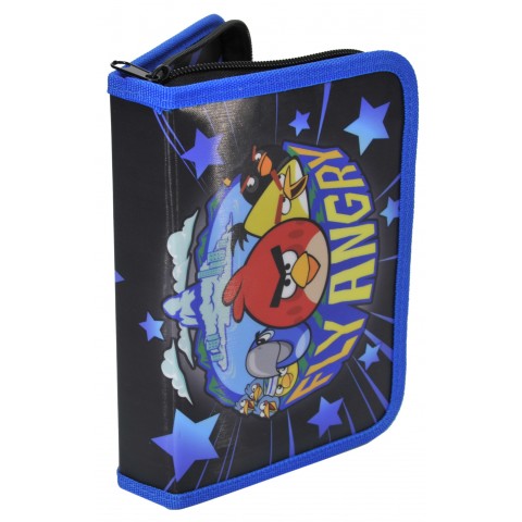 Piórnik z Wyposażeniem Angry Birds Niebieski 