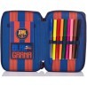 Piórnik dwukomorowy z wyposażeniem FC Barcelona FC-144 dla kibica