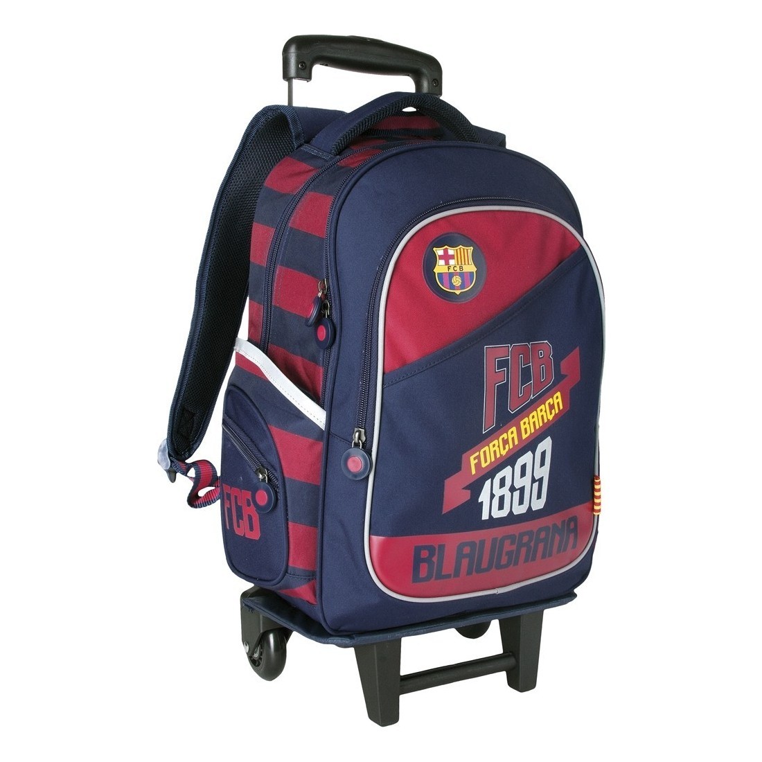Plecak szkolny na kółkach FC Barcelona FC-79 dla chłopca - plecak-tornister.pl