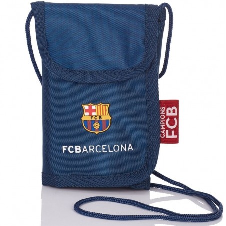 Portfel na szyję FC Barcelona granatowy FC-157 dla kibica