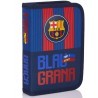Piórnik dwuklapkowy z wyposażeniem FC Barcelona FC-142 dla kibica