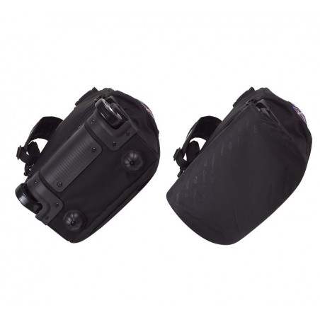 Plecak na kółkach CoolPack CP czarny z wszywkami JUNIOR BADGES BLACK - A424