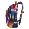 Plecak młodzieżowy CoolPack CP COLLEGE CANDY CHECK kolorowe kwadraty tęcza - 5 przegród - A530