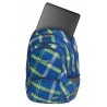 Plecak młodzieżowy CoolPack CP COLLEGE SPRINGFIELD zielono-niebieski w dużą kratę wiosna 2018 - 5 przegród - A534
