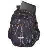 Plecak szkolny CoolPack CP FACTOR BLACK MARBLE czarny marmur kieszeń na laptop - 4 przegrody - A073