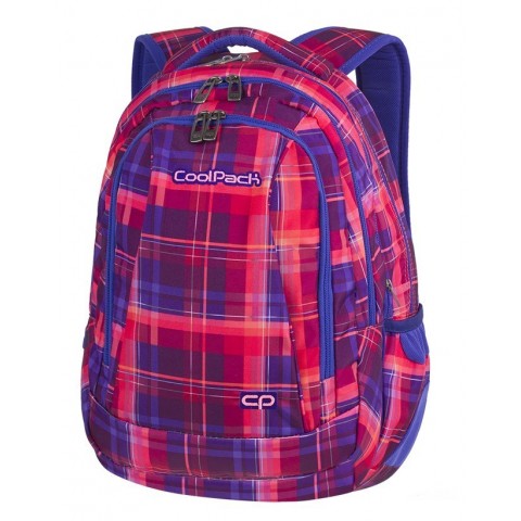 Plecak szkolny CoolPack CP COMBO MELLOW PINK różowa krata - 2w1 - A511