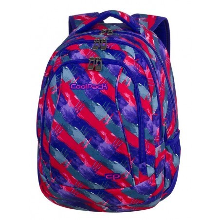Plecak szkolny CoolPack CP COMBO VIBRANT LINES w rozmazane pasy - 2w1 - A487