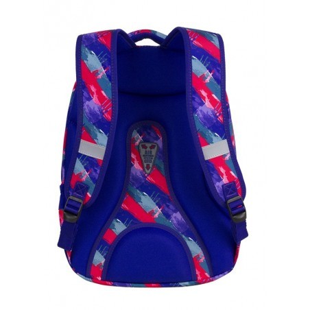 Plecak szkolny CoolPack CP COMBO VIBRANT LINES w rozmazane pasy - 2w1 anatomicznie profilowane plecy - A487
