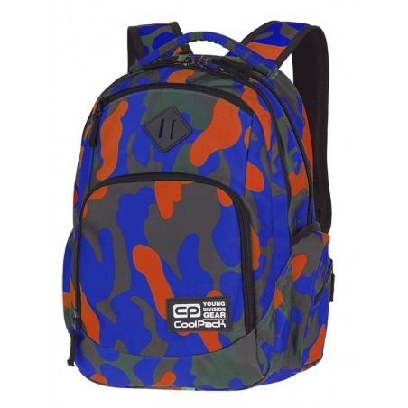 Plecak szkolny COOLPACK CP BREAK CAMOUFLAGE TANGERINE pomarańczowe moro - A339