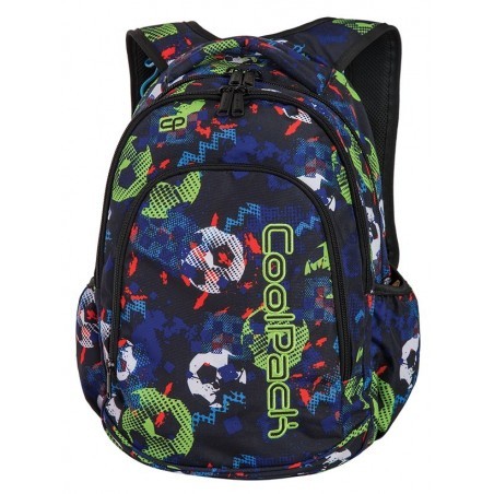 Plecak szkolny (do klas 1-3) CoolPack CP PRIME FOOTBALL z piłką nożną dla chłopca mundial 2018 - A188 + GRATIS COOLER BAG