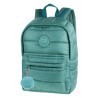 Innowacyjny plecak puchowy CoolPack CP RUBY GREEN pikowany zielony hit 2018 - A105 + pompon
