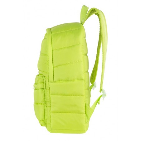 Innowacyjny plecak puchowy CoolPack CP RUBY LEMON pikowany limonkowy hit 2018 - A113 + pompon