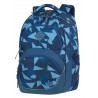 Plecak szkolny ergo CoolPack CP VIPER AZURE niebieskie trójkąty abstrakcja dla chłopaka - A580