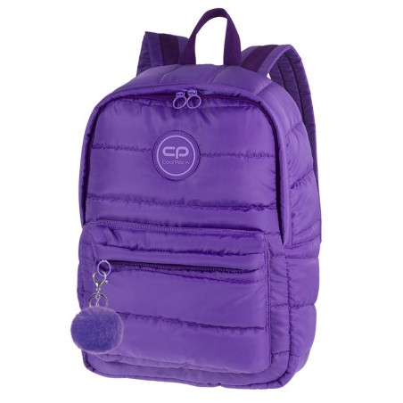 Innowacyjny plecak puchowy CoolPack CP RUBY VIOLET pikowany fioletowy - A111 + pompon GRATIS