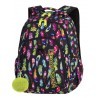 Plecak szkolny CoolPack CP STRIKE FEATHERS piórka dla dziewczyny - A232 + GRATIS POMPON