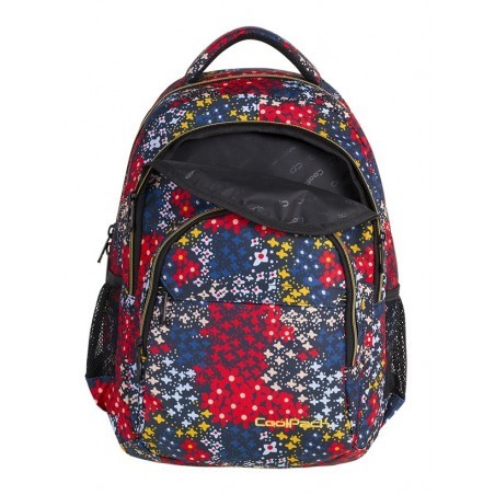 Plecak szkolny CoolPack CP BASIC PLUS SUMMER MEADOW wielobarwna kwitnąca łąka dla nastolatki - A146