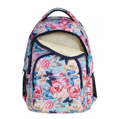 Plecak szkolny CoolPack CP BASIC PLUS BUTTERFLIES pastelowe róże i motyle dla dziewczyny - A161
