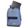 Plecak młodzieżowy CoolPack CP SCOUT SHABBY BLUE niebieski melanż czarne elementy kieszeń na laptop - A119