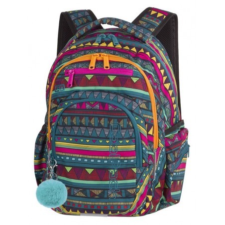 Plecak szkolny CoolPack CP FLASH MEXICAN TRIP meksykański wzór dla nastolatków A208 + POMPON GRATIS