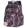Plecak szkolny CoolPack CP FLASH CORAL BLOSSOM koralowe kwiaty dla dziewczyny - A269 + POMPON GRATIS