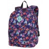 Plecak miejski CoolPack CP CROSS EVA TROPICAL BLUISH kolorowa tropikalna łąka dla dziewczyn - A244