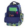 Plecak szkolny CoolPack CP BRICK BLUE PATCHWORK w modną kratkę organizer - A497