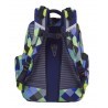 Plecak szkolny CoolPack CP BRICK BLUE PATCHWORK w modną kratkę anatomicznie profilowane plecy - A497