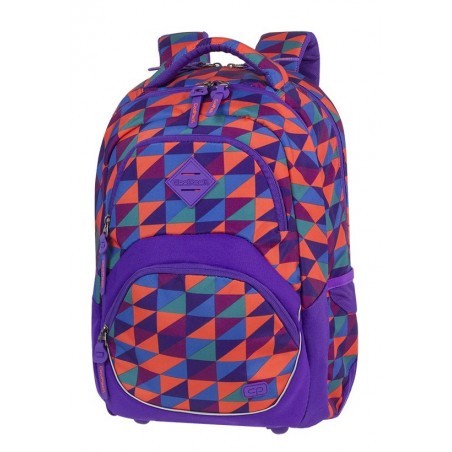 Plecak szkolny ergo CoolPack CP VIPER TRIANGLE MOSAIC kolorowe trójkąty abstrakcja - A581