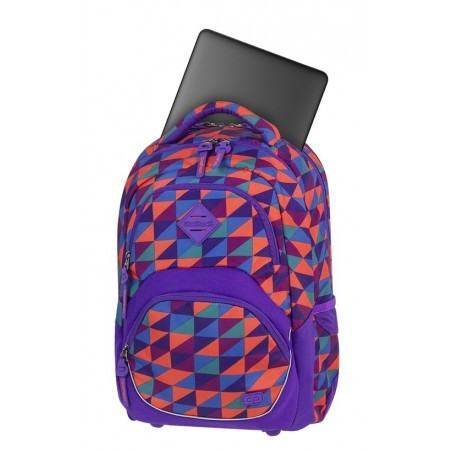 Plecak szkolny ergo CoolPack CP VIPER TRIANGLE MOSAIC kolorowe trójkąty abstrakcja - A581