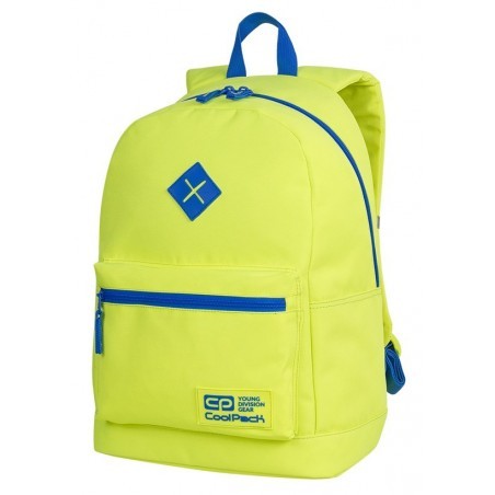 Plecak miejski żółty neon CoolPack CP CROSS EVA NEON YELLOW - A458