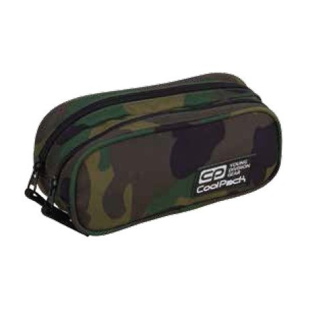 Saszetka podwójna CoolPack CLEVER CAMOUFLAGE CLASSIC moro - A390