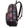Plecak w kwiaty szary, różowy, zielony, dla dziewczyny CoolPack CP CLASSIC CORAL HIBISCUS