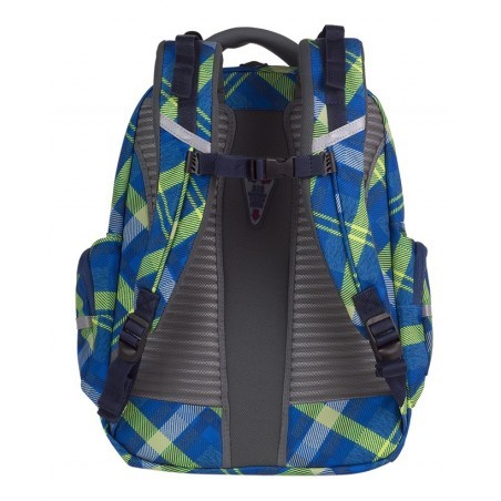 Plecak szkolny zielona krata niebieski CoolPack CP BRICK SPRINGFIELD