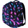 Plecak szkolny ST.RIGHT FEATHERS kolorowe piórka dla dziewczyny