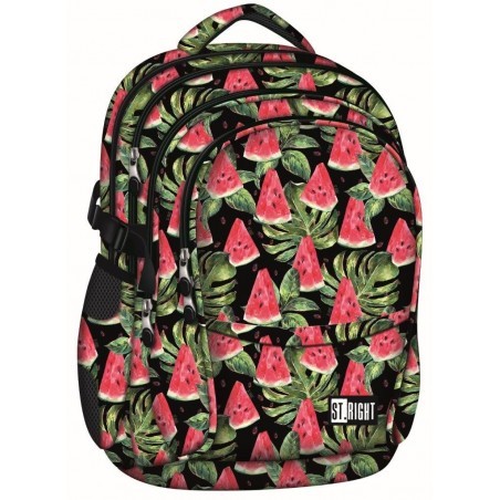 Plecak szkolny ST.RIGHT WATERMELON czerwony arbuzy dla dziewczyny
