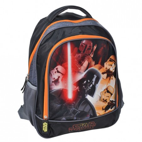 Plecak szkolny Star Wars z pomarańczowym zamkiem