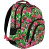Plecak szkolny ST.RIGHT FLAMINGO PINK & GREEN różowe flamingi - BP25