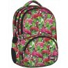 Plecak szkolny ST.RIGHT FLAMINGO PINK & GREEN różowe flamingi - BP07