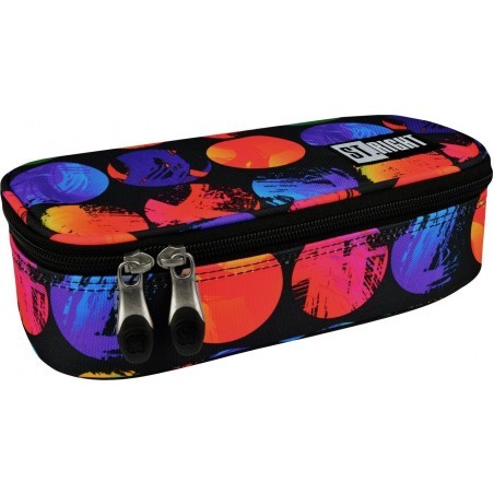 Piórnik / etui XL ST.RIGHT COLOURFUL DOTS kolorowe kulki w bardzo nasyconych barwach - PC02