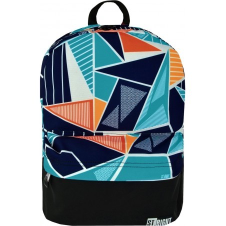 Plecak miejski ST.RIGHT ICE BLUE trójkąty kolorowa abstrakcja na laptopa dla ucznia
