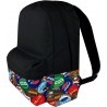 Plecak miejski ST.RIGHT BOTTLE CAPS czarny kapsle na laptopa dla chłopaka