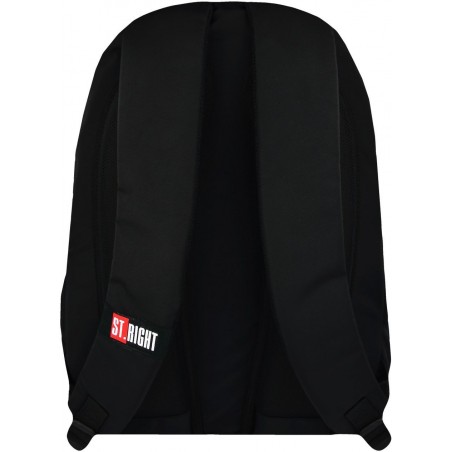 Plecak szkolny ST.RIGHT ST.BLACK 2-komory czarny dla ucznia młodzieżowy klasyk