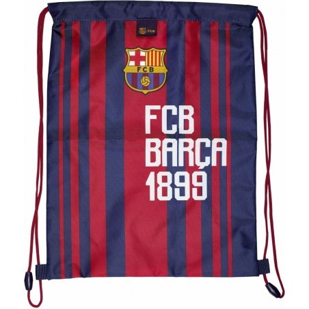 Worek szkolny na buty / WF FC Barcelona Barca w granatowe paski - FC-184