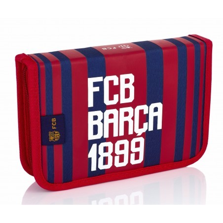 Piórnik dwuklapkowy z wyposażeniem FC Barcelona Barca HIT 2018 - FC-185