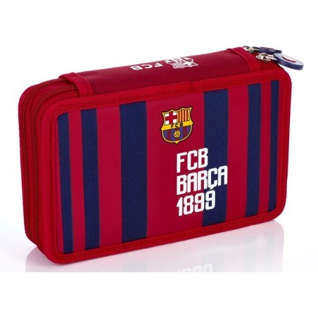 Piórnik podwójny z wyposażeniem FC Barcelona Barca HIT 2018 - FC-187