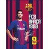 Zeszyt A5 16 kartkowy w kratkę FC Barcelona piłkarze MIX WZORÓW