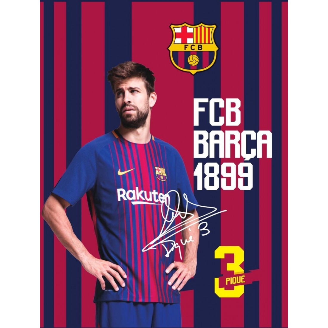 Zeszyt A5 32 kartkowy w kratkę FC Barcelona piłkarze MIX WZORÓW - plecak-tornister.pl